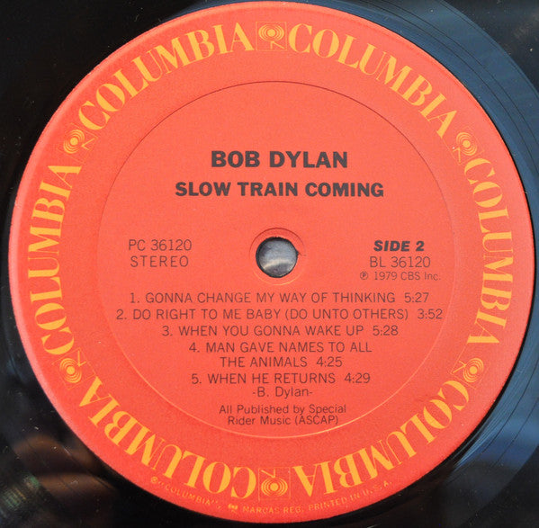 Bob Dylan : Slow Train Coming (LP, Album, RE)