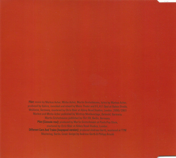 The Notwist : Pilot (CD, Maxi)