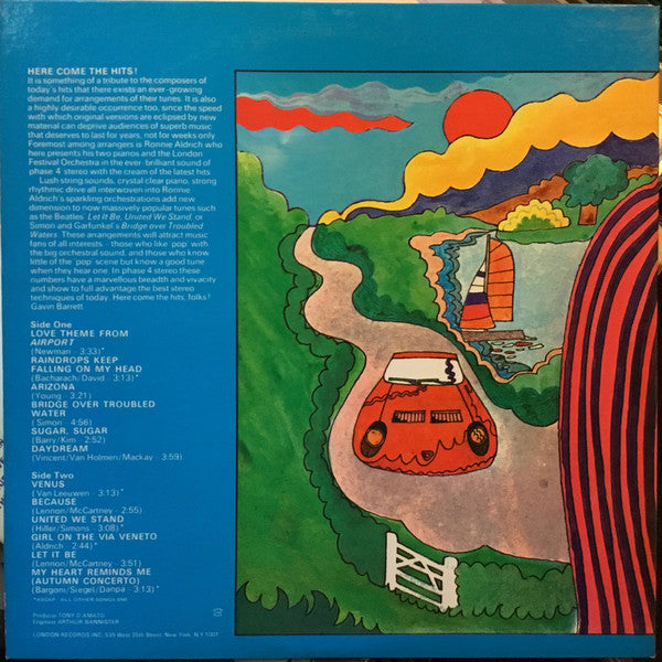 Ronnie Aldrich And His Two Pianos With The London Festival Orchestra : Here Come The Hits! (LP, Album)