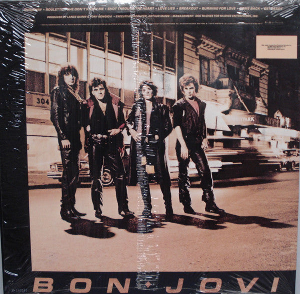 Bon Jovi : Bon Jovi (LP, Album, Club, RE)