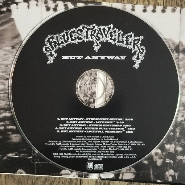 Blues Traveler : But Anyway (CD, Single, Promo)