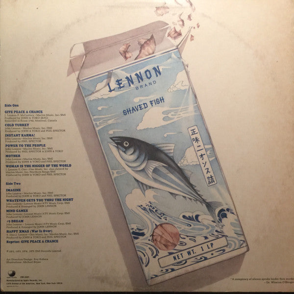Lennon* / Plastic Ono Band* : Shaved Fish (LP, Comp)