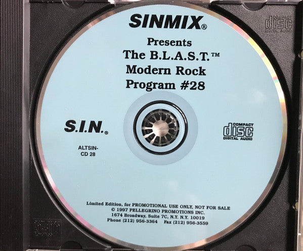 Various : The B.L.A.S.T. Modern Rock Program #28 (CD, Comp, Ltd, Promo)