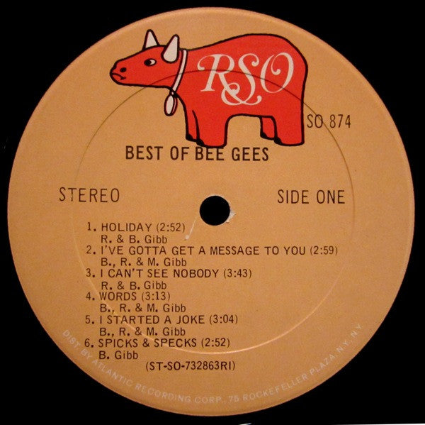 Bee Gees : Best Of Bee Gees (LP, Comp, RE, RI )