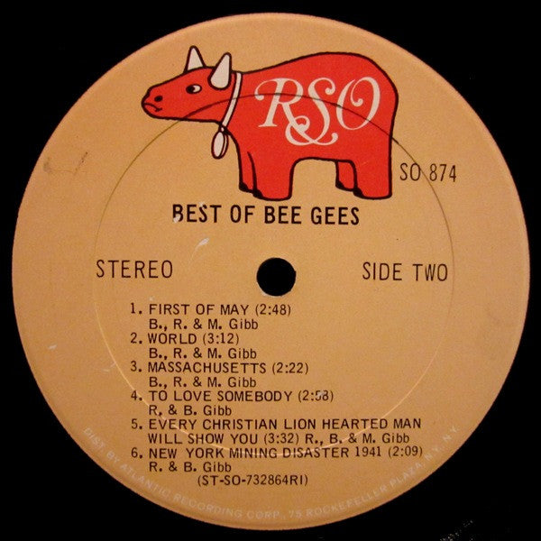Bee Gees : Best Of Bee Gees (LP, Comp, RE, RI )