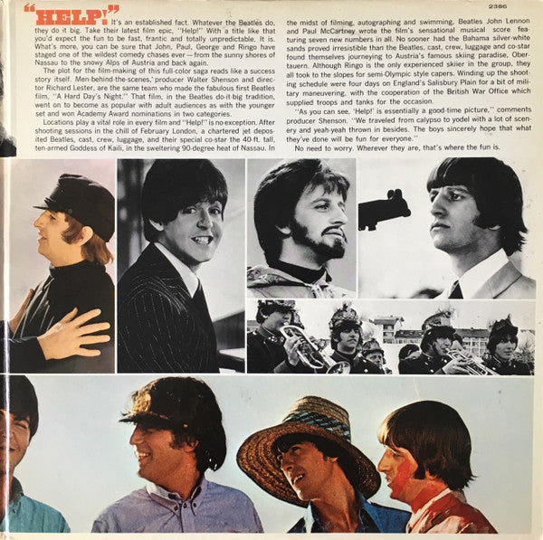 The Beatles : Help! (Original Motion Picture Soundtrack) (LP, Album, RE, Jac)