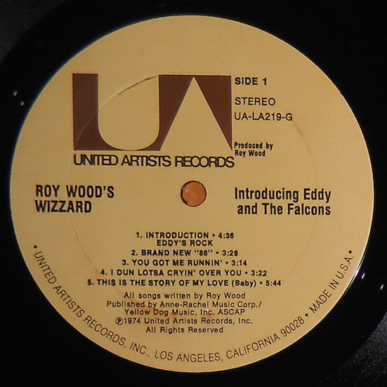 Wizzard (2) : Introducing Eddy And The Falcons (LP, Album, Ter)