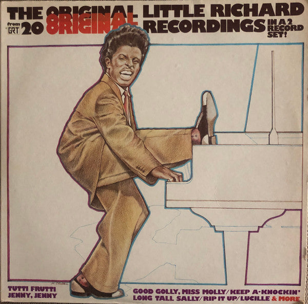 Little Richard : The Original Greatest Hits Of Little Richard (2xLP, Comp, Whi)