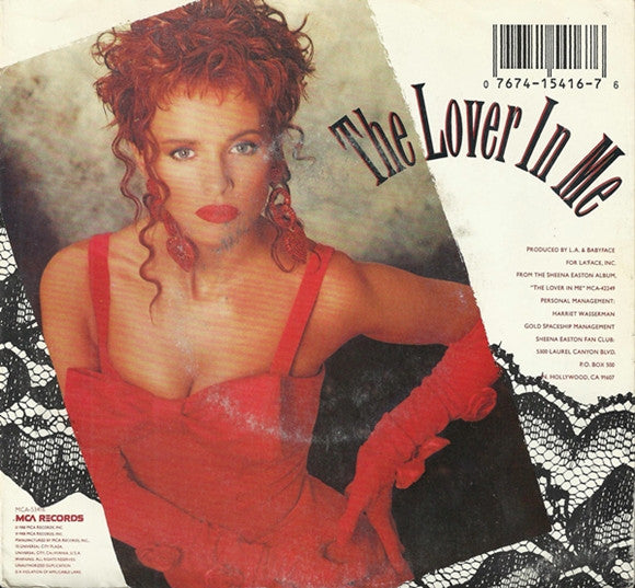 Sheena Easton : The Lover In Me (7", Glo)