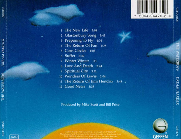 The Waterboys : Dream Harder (CD, Album, Promo)