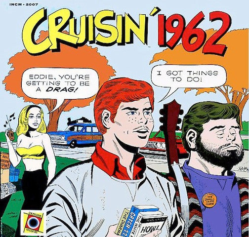 Various : Cruisin' 1962 - Featuring Russ "Weird Beard" Knight, KLIF, Dallas (LP, Comp, Mixed, Phi)