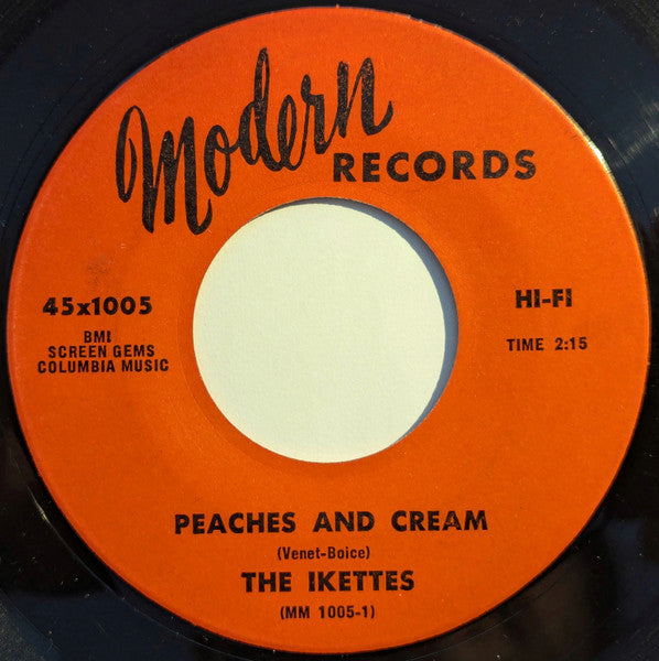 The Ikettes : Peaches And Cream (7", Single)