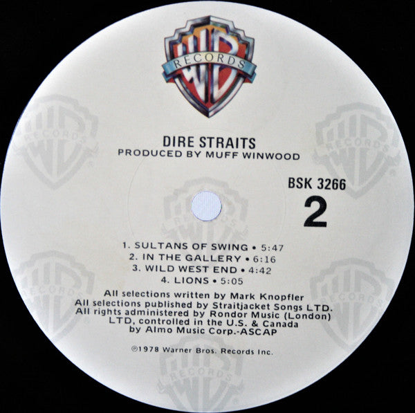 Dire Straits : Dire Straits (LP, Album, RE, Jac)