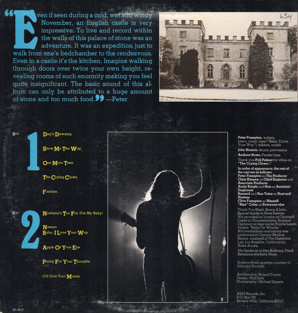 Peter Frampton : Frampton (LP, Album, Pit)