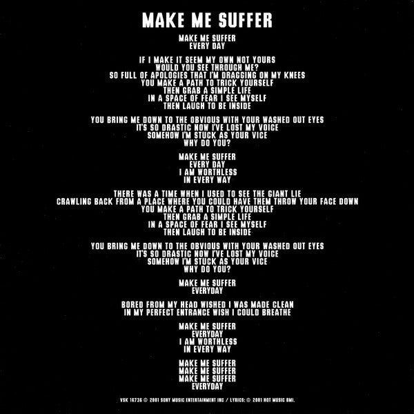 Spike 1000 : Make Me Suffer (CD, Single, Promo)