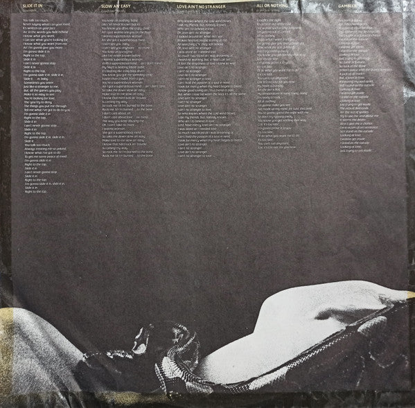Whitesnake : Slide It In  (LP, Album, Club)