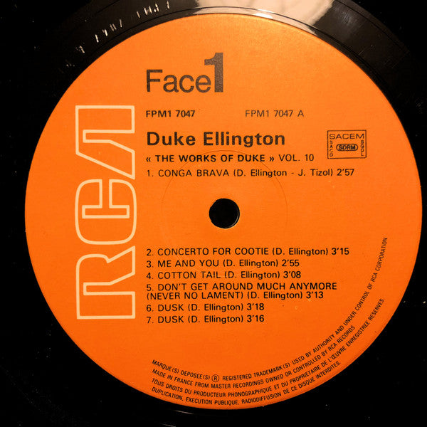 Duke Ellington And His Orchestra : The Works Of Duke - Integrale Volume 10 (LP, Comp)
