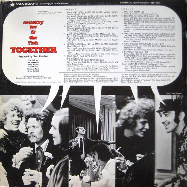 Country Joe And The Fish : Together (LP, Album)