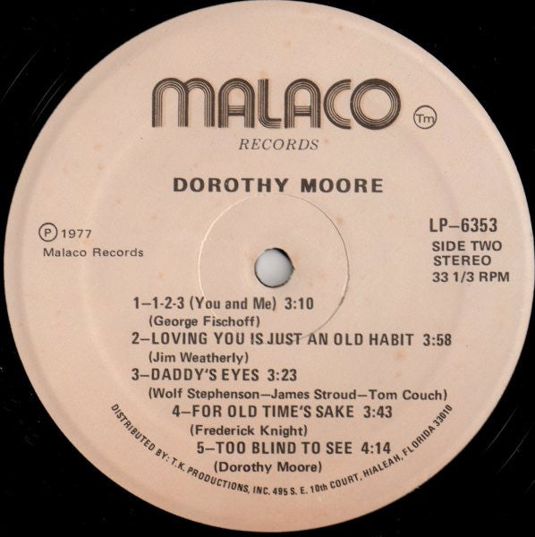 Dorothy Moore : Dorothy Moore (LP, Album)