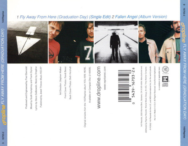 Dropline : Fly Away From Here (Graduation Day) (CD, Single)