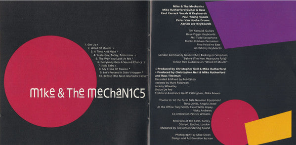 Mike & The Mechanics : Word Of Mouth (CD, Album, ARC)