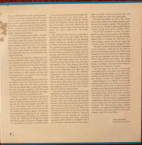 The Three Sounds : Blue Genes (LP, Album, Mono, Gat)