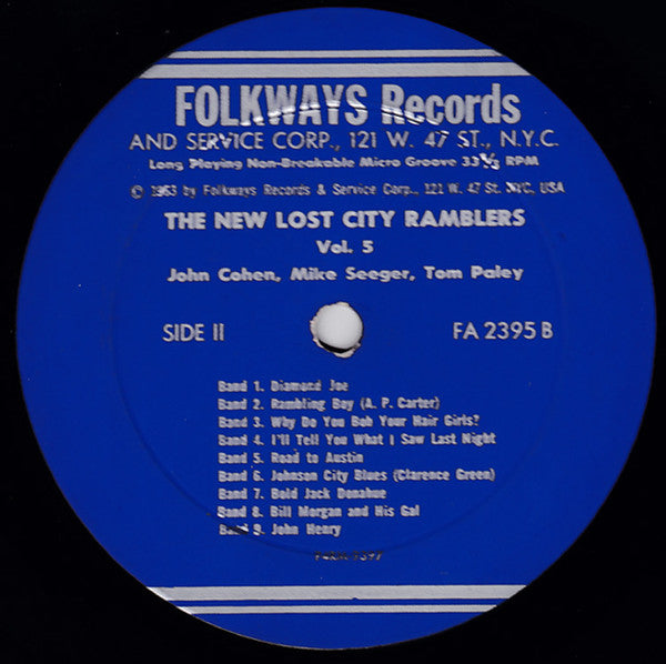 The New Lost City Ramblers : Volume 5 (LP)
