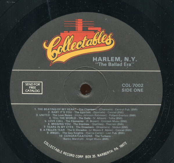 Various : Harlem, N. Y. - The Ballad Era (2xLP, Comp)