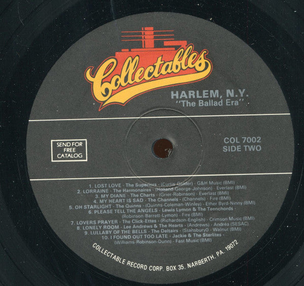 Various : Harlem, N. Y. - The Ballad Era (2xLP, Comp)