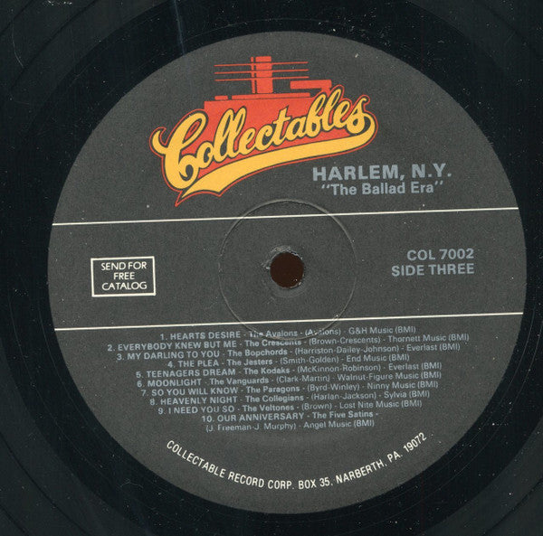 Various : Harlem, N. Y. - The Ballad Era (2xLP, Comp)