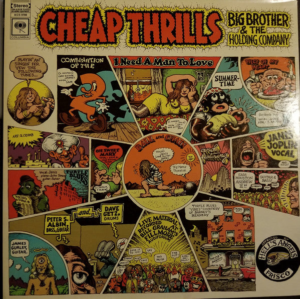 Big Brother & The Holding Company : Cheap Thrills (LP, Album, RP, San)