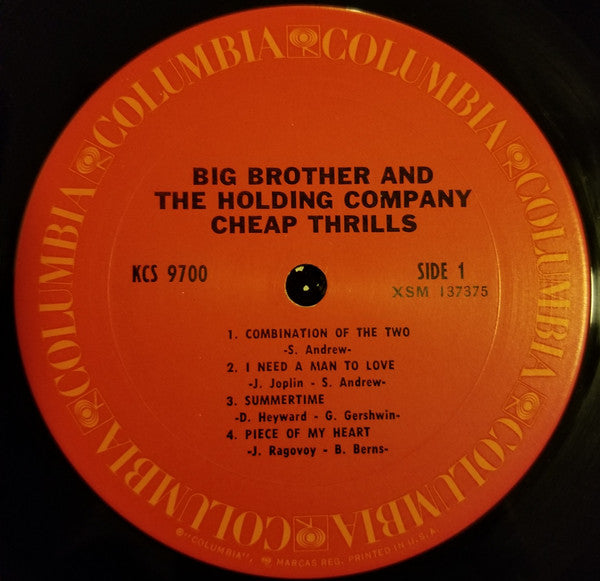 Big Brother & The Holding Company : Cheap Thrills (LP, Album, RP, San)