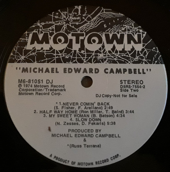 Michael Edward Campbell : Michael Edward Campbell (LP, Promo)