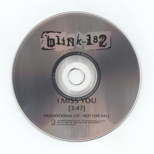 Blink-182 : I Miss You (CD, Single, Promo)
