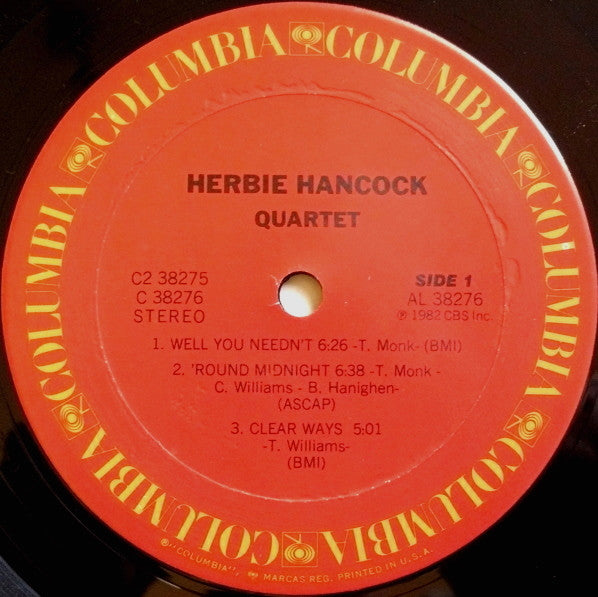 Herbie Hancock : Quartet (2xLP, Album, Pit)