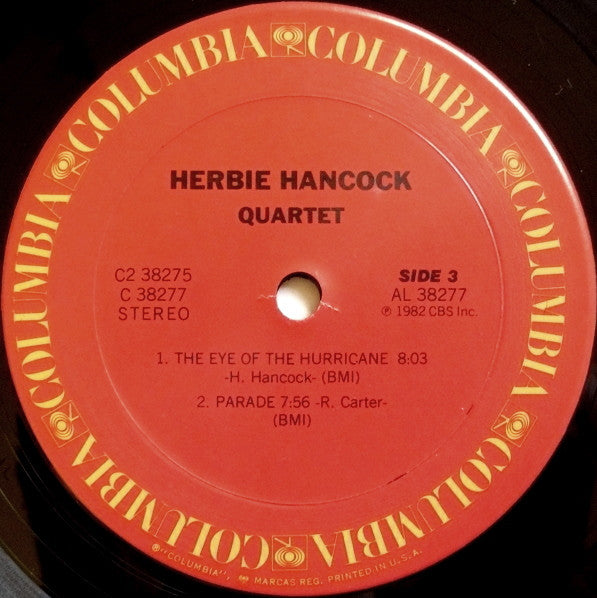 Herbie Hancock : Quartet (2xLP, Album, Pit)