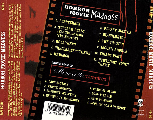 Matt Fink : Horror Movie Madness (2xCD, Comp)