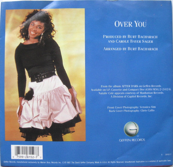 Ray Parker Jr. ,with Natalie Cole : Over You (7", Single, Promo)