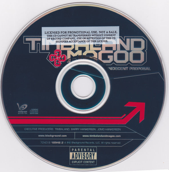 Timbaland & Magoo : Indecent Proposal (CD, Album, Promo)