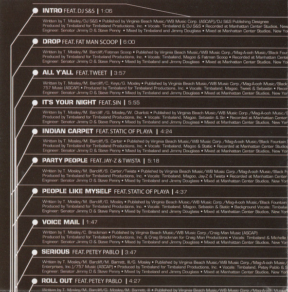 Timbaland & Magoo : Indecent Proposal (CD, Album, Promo)