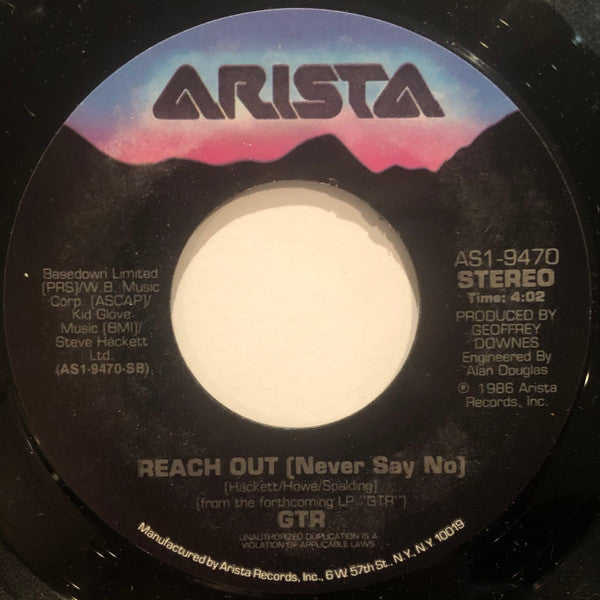 GTR (2) : When The Heart Rules The Mind (7")