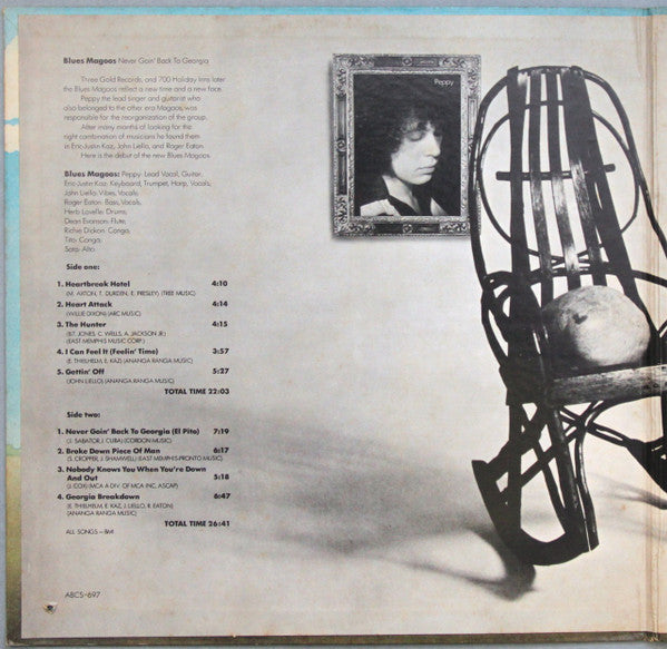 Blues Magoos : Never Goin' Back To Georgia (LP, Album, RE, Gat)