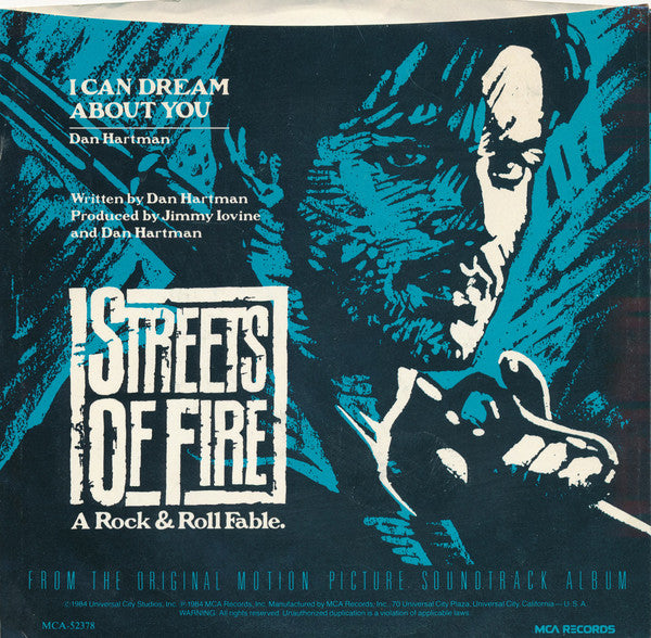 Dan Hartman / The Blasters : I Can Dream About You / Blue Shadows (7", Single, Glo)