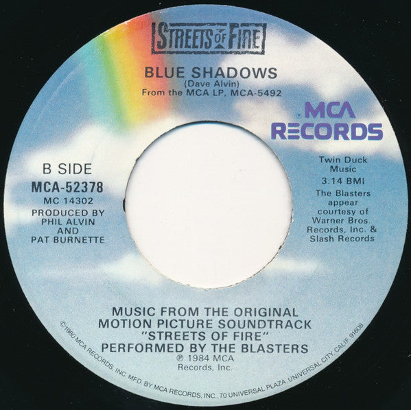 Dan Hartman / The Blasters : I Can Dream About You / Blue Shadows (7", Single, Glo)