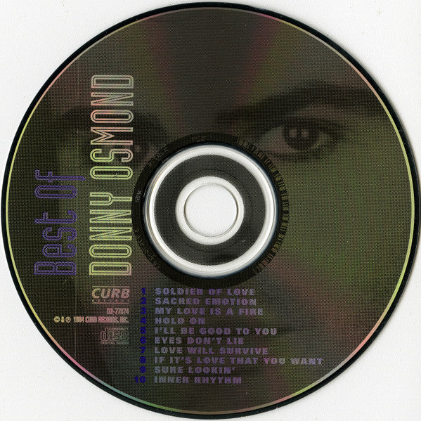 Donny Osmond :  Best of Donny Osmond (CD, Comp)