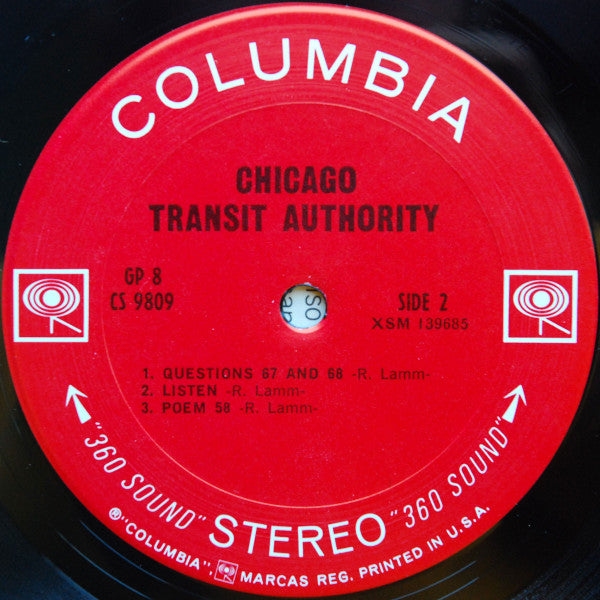 Chicago Transit Authority* : Chicago Transit Authority (2xLP, Album, San)