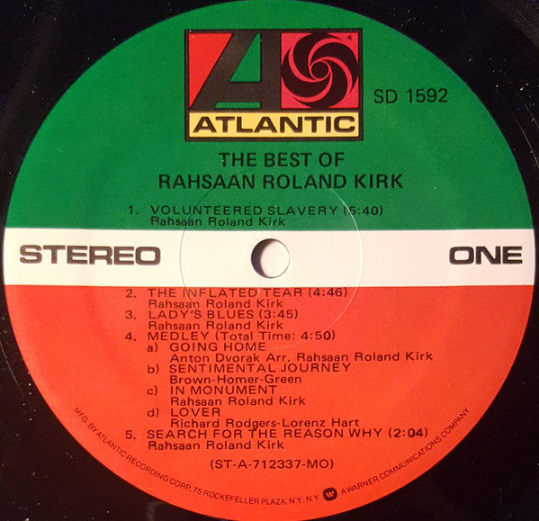 Roland Kirk : The Best Of Rahsaan Roland Kirk (LP, Comp, RP, Mon)