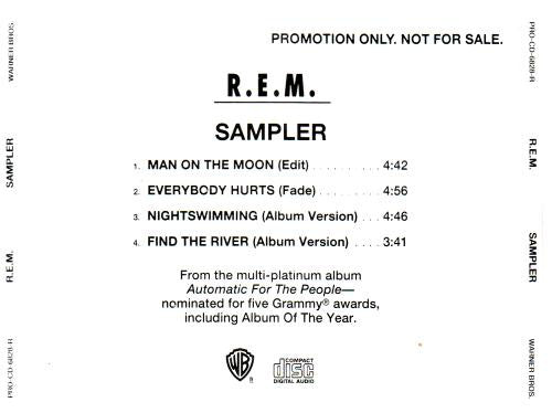 R.E.M. : Sampler (Automatic For The People) (CD, Promo, Smplr)