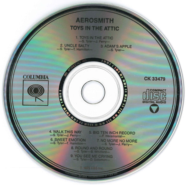 Aerosmith : Toys In The Attic (CD, Album, RE)