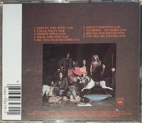 Aerosmith : Toys In The Attic (CD, Album, RE)
